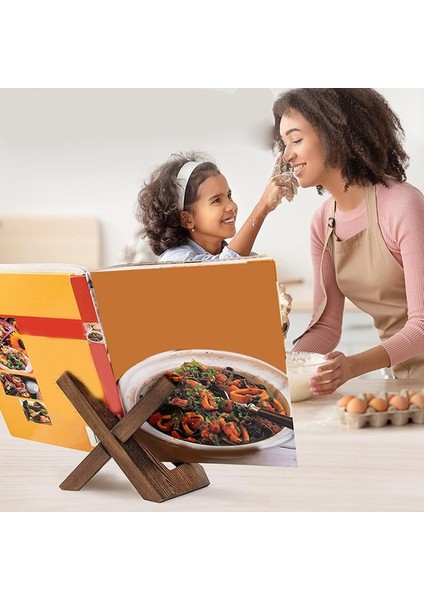 Mutfak Tezgahı Için Yemek Kitabı Standı, Sergileme Için Tabaklık - Ahşap Resim Çerçevesi Standı, Katmanlı Tepsi Dekoru Için (Yurt Dışından) fırsatları