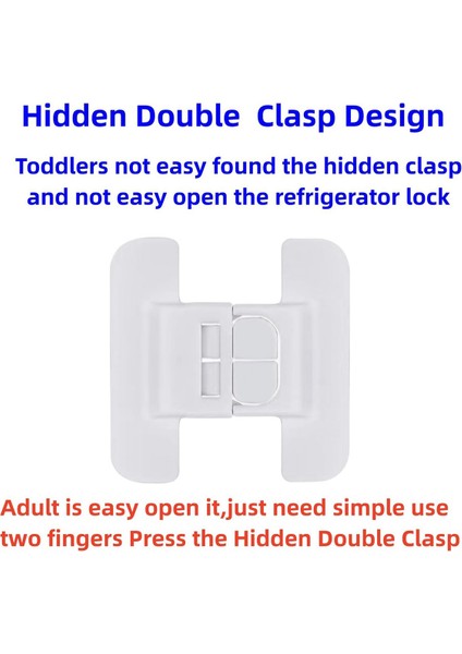 Buzdolabı Kilidi, Çocuklar Için Buzdolabı Kilidi, Bebekler Için Dolap Kilitleri, Çocuk Çekmece Kilitleri, 4 Adet Dayanıklı Dondurucu Kapı Kilidi (Yurt Dışından) fiyatları