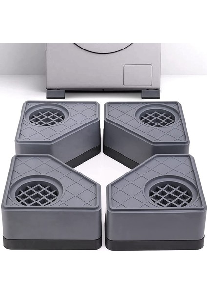 Çamaşır Makinesi Çamaşır Kurutma Makinesi Kaideleri Için Kare Kauçuk Ayak Pedleri Tek Katmanlı Kaideler (Yurt Dışından) modelleri