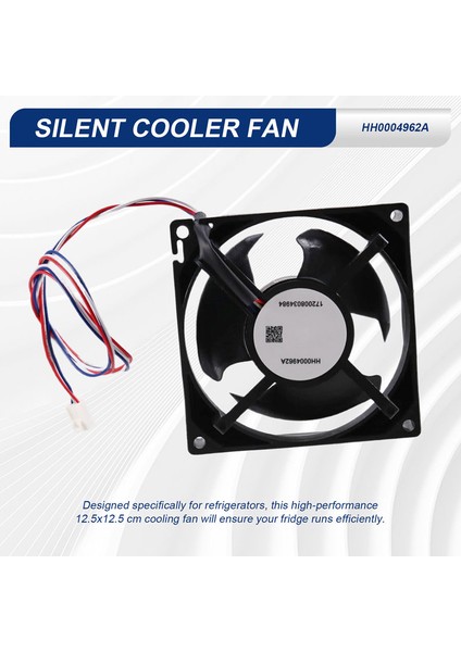 HH0004962A/HH0004140A 12,5X12,5 cm 3 Pinli Fan Buzdolabı Fanı Dondurucu Sessiz Soğutucu Fan Yedek Parçaları (Yurt Dışından) indirimleri