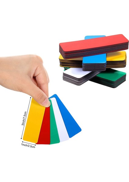 60 Paket Kuru Silinebilir Manyetik Etiketler Mıknatıslı Çıkartmalar Yeniden Kullanılabilir Manyetik Isim Etiketleri Su Geçirmez Manyetik Etiket Çıkartmaları (Yurt Dışından) indirimleri