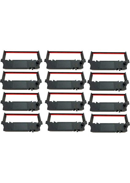 12 Adet SP700 Yazıcı Şeridi Siyah ve Kırmızı Yazıcı Şeridi Star RC700 SP700 SP712 SP712R SP717 SP742R SP747 SP740 Için (Yurt Dışından)