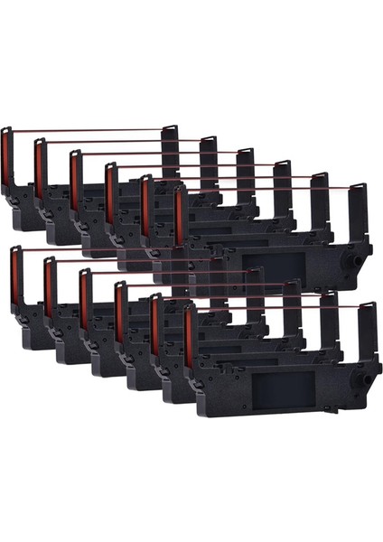 12 Adet SP700 Yazıcı Şeridi Siyah ve Kırmızı Yazıcı Şeridi Star RC700 SP700 SP712 SP712R SP717 SP742R SP747 SP740 Için (Yurt Dışından) modelleri