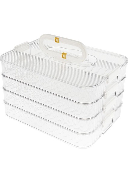 Buzdolabı Düzenleme Için 4 Katmanlı Öğle Yemeği Et Kabı, Pastırma Saklama Kabı, Buzdolabı Gıda Saklama Kutusu (Yurt Dışından) fiyatları