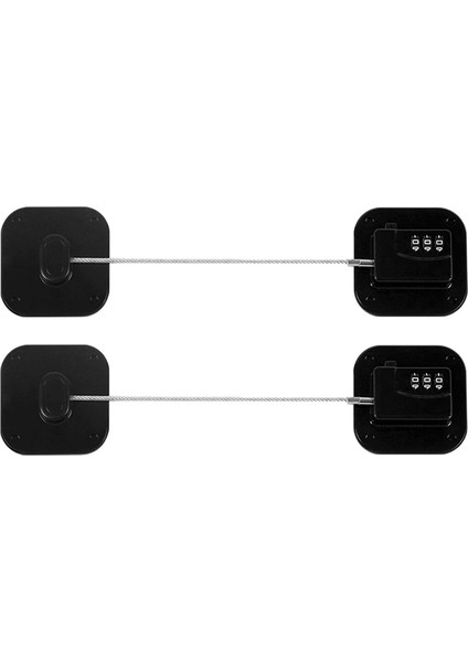 Buzdolabı Kilidi, Buzdolabı Dolapları ve Çekmeceleri Için Şifreli Kilit, Ağır Hizmet Tipi Buzdolabı Kilidi, Emniyet Kilidi 2'li Paket (Yurt Dışından) fiyatları