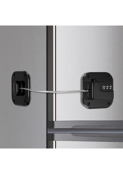 Buzdolabı Kilidi, Buzdolabı Dolapları ve Çekmeceleri Için Şifreli Kilit, Ağır Hizmet Tipi Buzdolabı Kilidi, Emniyet Kilidi 2'li Paket (Yurt Dışından) modelleri