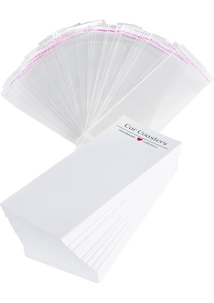 Satış Için 100 Parça Araba Altlığı Ambalajı, 100 Parça Çantalı Süblimasyon Araba Altlığı Kartları, Süblimasyon Aksesuarları (Yurt Dışından) fiyatları