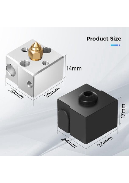 3D Yazıcı Aksesuarları Yedek Kiti Silikon Çoraplar 3 V3 Se / 5 S1 / 7 (Yurt Dışından) modelleri