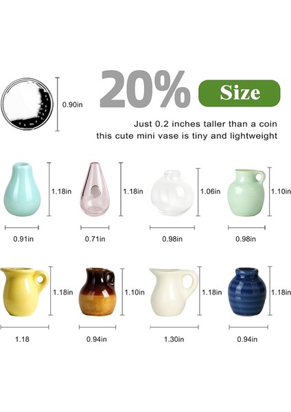 8 Adet Mini Seramik Vazo Mıknatıslar Buzdolabı Için Sevimli Minik Bitki Vazosu Buzdolabı Mıknatısları Mutfak Buzdolabı Dekorasyonu Için (Yurt Dışından) indirimleri