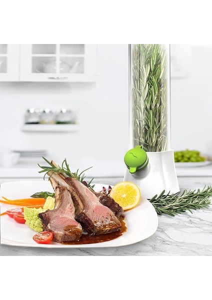 Herb Saver Kap Anti-Crush Eco-Fresh Bardak Sebze ve Ot Taze Tutma Kabı Su Hazneli Kasa Yeşil (Yurt Dışından) indirimleri