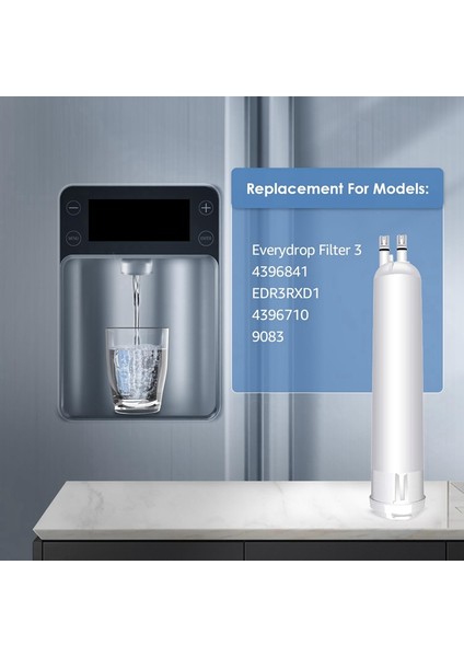 4396841 EDR3RXD1, 4396841, 4396710, Filtre 3, 46-9083,46-9030, 9030 Buzdolabı Filtresi Için Buzdolabı Su Filtresi (Yurt Dışından) fırsatları