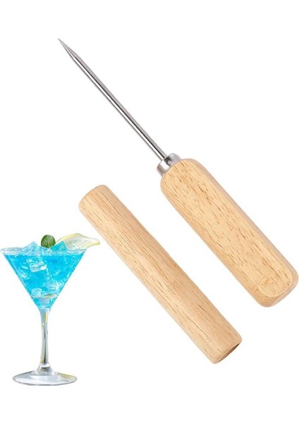 2 Adet Güvenlik Kapaklı Buz Kırıcı - Buz Kırmak Için Paslanmaz Çelik Buz Kırıcılar, Barmenlik Için Ahşap Saplı Buz Şekillendirici Alet (Yurt Dışından) indirimleri