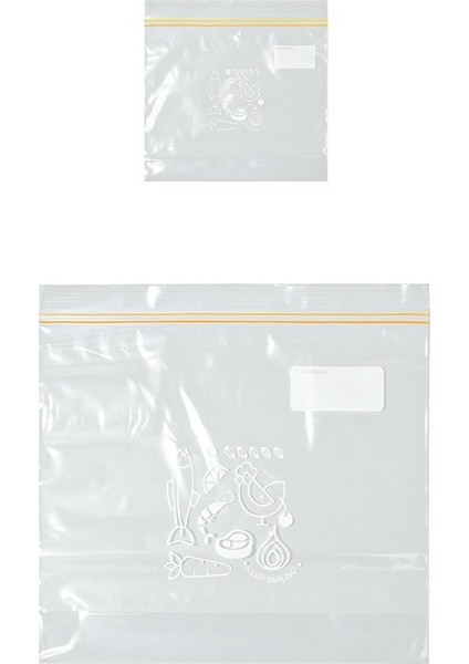 30 Küçük ve 45 Büyük Gıda Saklama Poşeti - Dondurucuda Güvenli, Kendinden Yapışkanlı Gıda Saklama Poşetleri (Yurt Dışından)