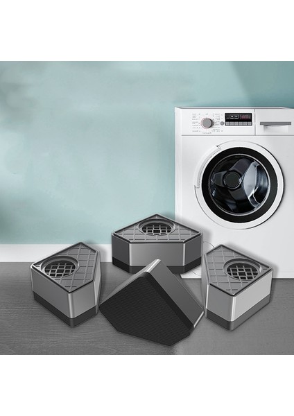 4 Adet Çamaşır Makinesi Yükseklik Artırma Pedleri Anti Pedler Sessiz Kayma Yükseltici Mat Buzdolabı Kurutma Makinesi Destek Standı 11,5 cm (Yurt Dışından) fiyatları