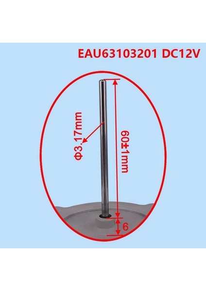 EAU63103201 -001F-41 Buzdolabı Evaporatör Fan Motoru, Buzdolabı Evaporatör Fanı Dc 12V 1A (Yurt Dışından) fırsatları