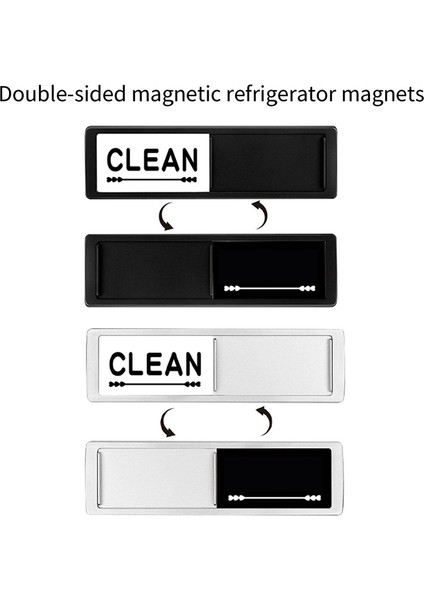 2 Adet Bulaşık Makinesi Mıknatısı Temiz Kirli Işareti Sadece Bastığınızda Değişir Bulaşıkları Çizmeyen Temiz Kirli Kalp (Yurt Dışından) modelleri