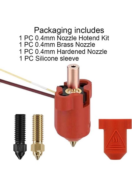 Seramik Hotend Kiti Sıcak Uç Baskı Kafası Isıtıcı Bloğu Yüksek Sıcaklık Isıtma Kartuşu Ender3 V3 Ke/k1/k1 Max Için (Yurt Dışından) indirimleri