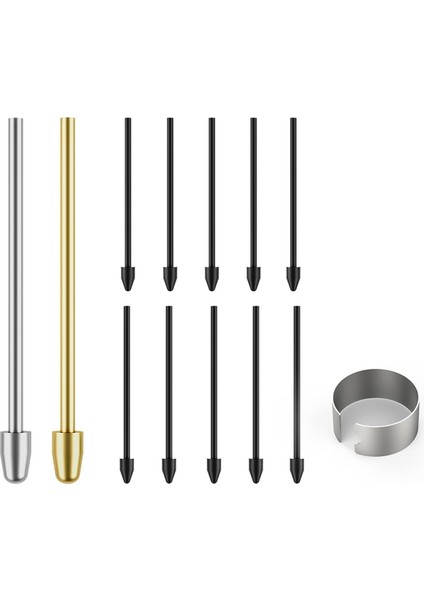 2 Kalem Ucu, Metal Kalem Uçları, Yedek Uçlar/uçlar ve Dolum Aksesuarları 12 Adet (Yurt Dışından)