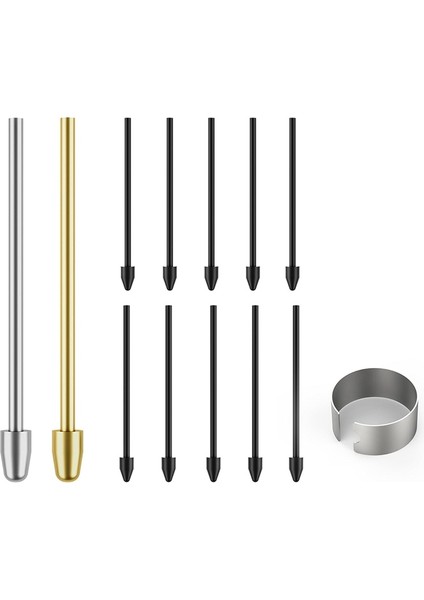 2 Kalem Ucu, Metal Kalem Uçları, Yedek Uçlar/uçlar ve Dolum Aksesuarları 12 Adet (Yurt Dışından) fiyatları