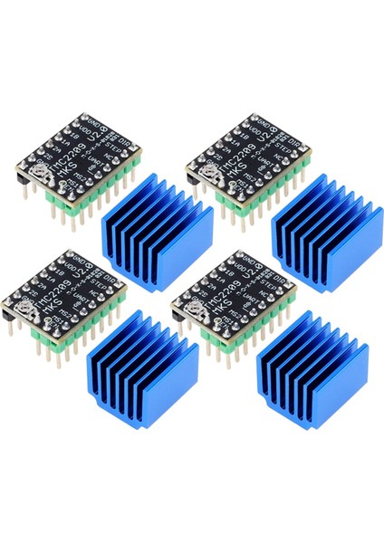 4 Set TMC2209 V2.0 Step Motor Sürücüsü 3 V3 Kontrol Kartı 3D Yazıcı Parçalarına Uygun A4988 Uart Desteğini Değiştirin (Yurt Dışından)