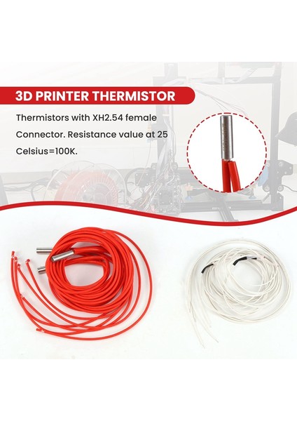 24V 40W Isıtıcı Termistör 100K 3950 Kablo 1m 3 3 Pro 3D Yazıcı Aksesuarları Için (Yurt Dışından) indirimleri