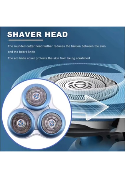 7000 9000 RQ12 Serisi Için 2 Adet Tıraş Makinesi Yedek Başlık Bıçak Kesici (Yurt Dışından) fırsatları