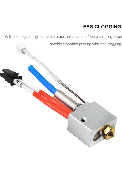 2 Hotend V5 J-Head 3D Yazıcı Ekstruder Parçası, 2 Plus/max/pro Için Volkan Nozullarıyla Birleştirildi (Yurt Dışından) fırsatları