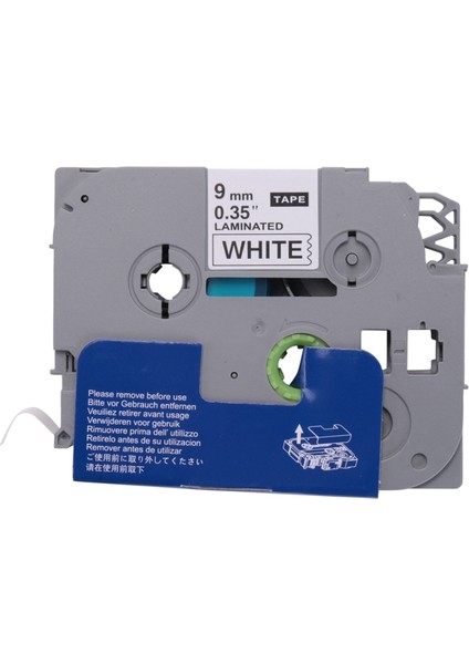 Tze 221 Bant PTH110 Bant 9 mm 0,35 Inç Lamine Beyaz Etiket Yapıcı Bant P-2'li Paket ile Uyumlu (Yurt Dışından) indirimleri