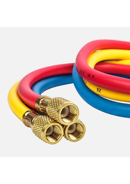 1,5 M Ac Şarj Hortumu Boru Kiti Hortum Düşük Kayıplı Bağlantı Parçaları R134A R12 R22 Soğutucu Klima Manifold Göstergesi (Yurt Dışından) fırsatları