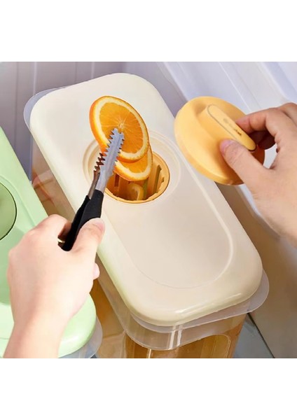 Içecek Dağıtıcısı Musluk ve Kapaklı Yeniden Kullanılabilir Limonata Dağıtıcısı Büyük Kapasiteli Içme Kabı Soğuk Meyve Suyu B (Yurt Dışından) indirimleri