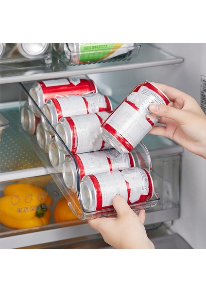 Buzdolabı Için 3 Adet Içecek Dağıtıcı Düzenleyici, Şeffaf Plastik Uzun Ince Soda Kutuları Tutucu Kap Saklama Kutusu (Yurt Dışından) fiyatları