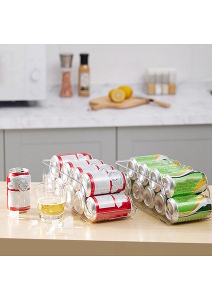 Buzdolabı Için 3 Adet Içecek Dağıtıcı Düzenleyici, Şeffaf Plastik Uzun Ince Soda Kutuları Tutucu Kap Saklama Kutusu (Yurt Dışından) modelleri