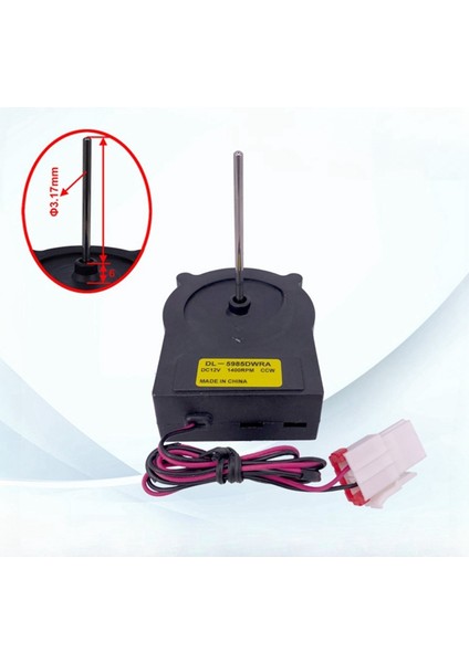 Buzdolabı Için Soğutma Fanı Motoru DL-5985DWRA DV12V 1400RPM Buzdolabı Radyatör Dondurucu Parçaları (Yurt Dışından) fırsatları
