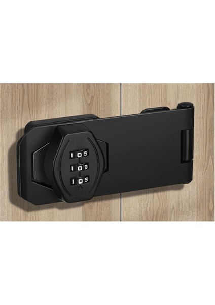 Dolap Kilidi Anahtarsız 3 Haneli Şifre Kombinasyon Kodu Mandal Mandalı Kilit Çevirme Topuzu Ahşap Çekmece Dolap (Siyah, 4 Inç) (Yurt Dışından) fiyatları