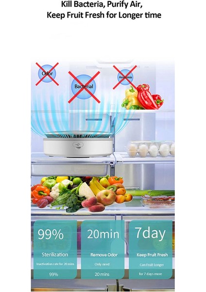 Taşınabilir Jeneratör Sterilizatörü Hava Temizleyici Elektrikli Buzdolabı Koku Giderici Buzdolabı Araba Evcil Hayvan Tuvaleti Dolap (Yurt Dışından)