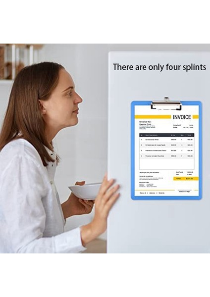 Manyetik Pano Klipsi, Düşük Profilli Mektup Boyutunda 9X12,5 Inç Standart Klips, Buzdolabı Ofis Ev Için (Yurt Dışından) modelleri