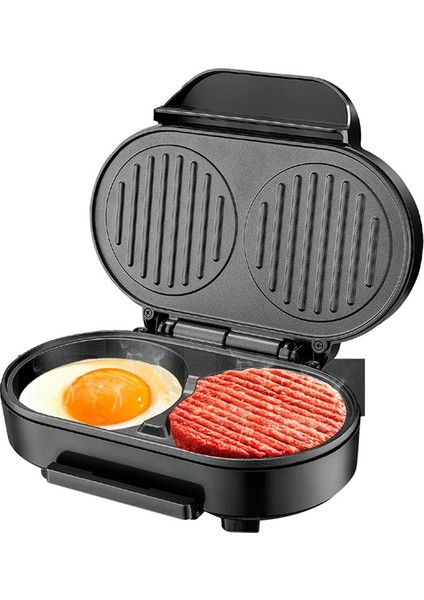 Yumurta Dolu Burgerler, Dana Burgerler ve Ab Fişleri Için Çok Fonksiyonlu Çift Yuvarlak Burger Köftesi Makinesi (Yurt Dışından) fiyatları