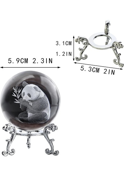 3D Lazer Kazınmış Yıldızlı Kristal Dekoratif Top Figürü 60MM Cam Küre Kağıt Ağırlığı Standlı Sanat Dekor El Sanatları F (Yurt Dışından) fırsatları