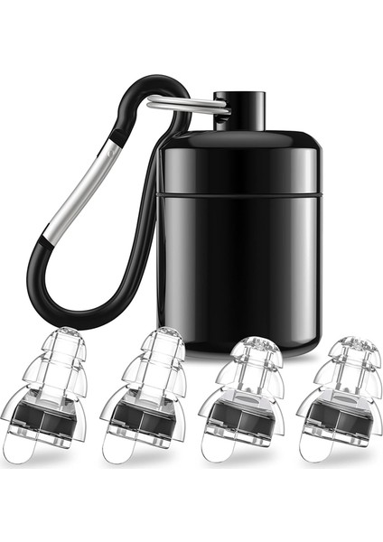 Konser Müzisyenleri Için Yüksek Kaliteli Konser Kulak Tıkacı, Gürültü Azaltma Kulak Tıkacı, 24DB Gelişmiş Filtre 2 Çift (Siyah) (Yurt Dışından) fiyatları