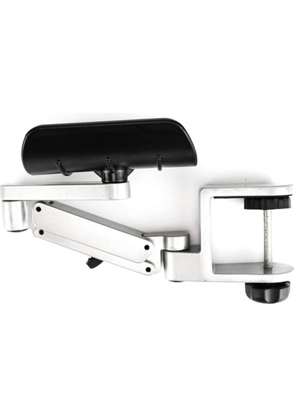 Metal Ayarlanabilir Kol Dayanağı Bilek Desteği Genişletilmiş Mouse Pad Kol Dayanağı Bilgisayar Ergonomik El Konforu Gümüş (Yurt Dışından)