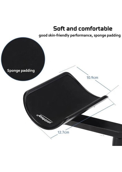 Metal Ayarlanabilir Kol Dayanağı Bilek Desteği Genişletilmiş Mouse Pad Kol Dayanağı Bilgisayar Ergonomik El Konforu Gümüş (Yurt Dışından) fiyatları