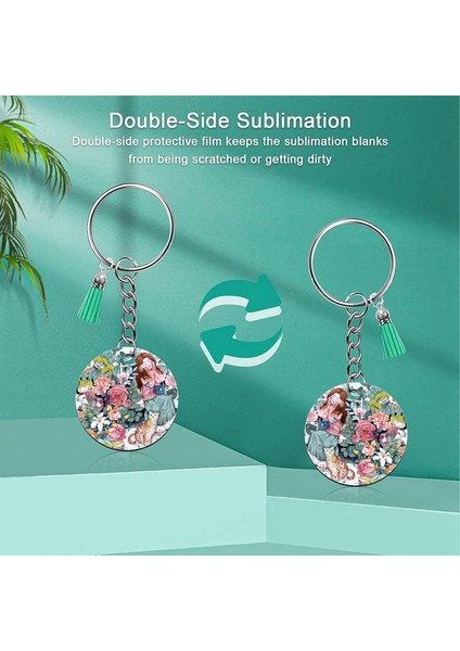 Süblimasyon Anahtarlık Boşluğu Seti Isı Transferi Mdf Boşluğu 3 Şekil Püsküllü Kolye Uçlu Halka Anahtarlık Zincirli (Yurt Dışından) fırsatları