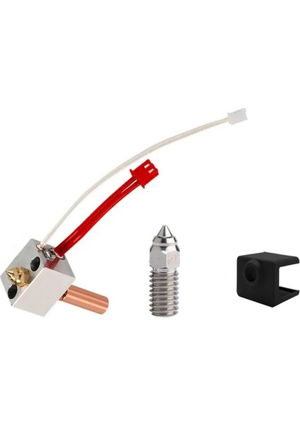 Neptune 4/4 Pro 3D Yazıcı Için 0,4 mm Paslanmaz Çelik Nozullu Hotend Kiti 3D Yazıcı Aksesuarları B (Yurt Dışından)
