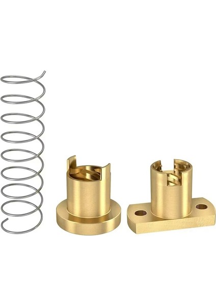 Upgrade 3 3s Pro V2 -10 3D Yazıcı Için 8 Adet Z T8 Geri Tepme Önleyici Yaylı Somun Giderici Pirinç Somun (Yurt Dışından) fırsatları