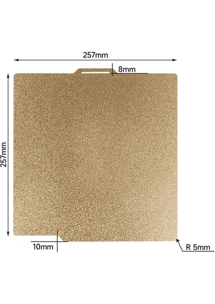 3D Yazıcı Aksesuarları Yapı Plakası 257X257MM, Çift Taraflı Esnek Baskı Yatağı 3D Yazıcı Pet+Peı X1 Için (Yurt Dışından) indirimleri