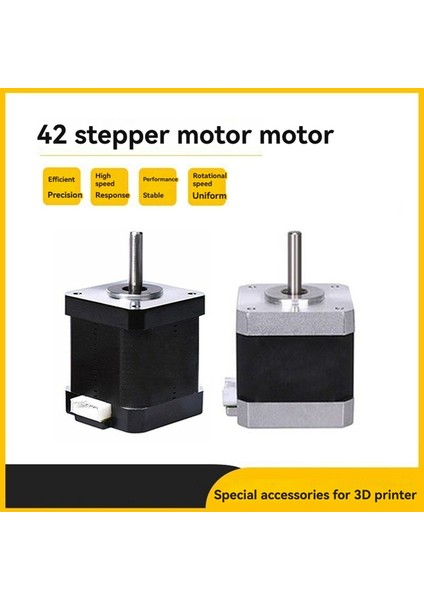 42 Step Motor 17HS8401 48MM Gövde 4 Uçlu 1m Kablolu 3D Yazıcı Motor Robotik Kol A (Yurt Dışından) modelleri