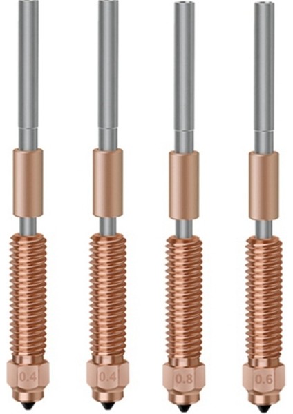 K1C 3D Yazıcı Aksesuarları, Bakır Alaşımlı ve Sertleştirilmiş Çelik Nozul, ENDER3V3/K1MAX/K1C Için Hızlı Çıkarma Nozul Kiti (Yurt Dışından) fiyatları