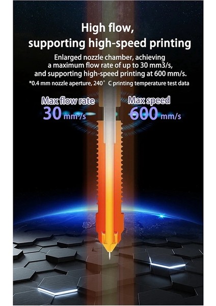 K1C 3D Yazıcı Aksesuarları, Bakır Alaşımlı ve Sertleştirilmiş Çelik Nozul, ENDER3V3/K1MAX/K1C Için Hızlı Çıkarma Nozul Kiti (Yurt Dışından) modelleri