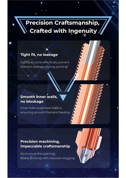 K1C 3D Yazıcı Aksesuarları, Bakır Alaşımlı ve Sertleştirilmiş Çelik Nozul, ENDER3V3/K1MAX/K1C Için Hızlı Çıkarma Nozul Kiti (Yurt Dışından) fırsatları