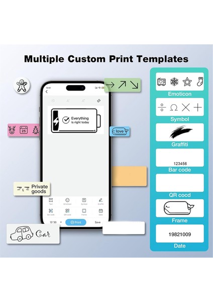 Bantlı Etiket Yapma Makinesi, D11 Pro Bluetooth Etiket Yazıcısı, Depolama Ofisini Düzenlemek Için Küçük Etiket Yapma Makinesi (Yurt Dışından) fiyatları